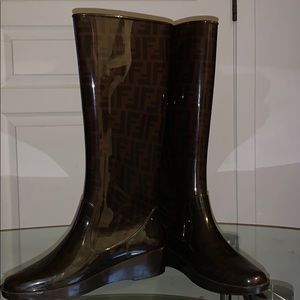 Authentic FENDI rain boots